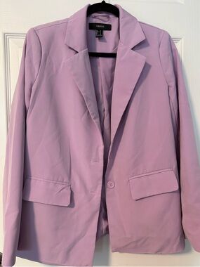 FOREVER 21 lavender blazer S